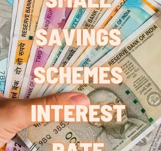 small savings schemes interest rate