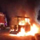 tumkur vehicle burnt