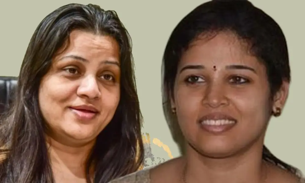 D roopa Rohini sindhuri sindhuri-vs-roopa-both all india cadre officers tranferred along with munish moudgil