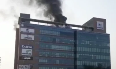 Fire breaks out at software company building in Jakkur