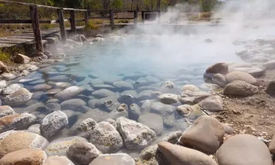 Hot water spring