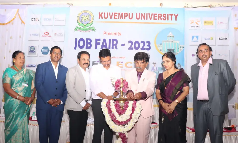 Job Fair Kuvempu University shivamogga