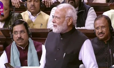 PM Narendra Modi targeted Mallikarjun Kharge in Rajya Sabha