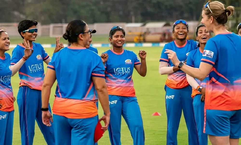 Mumbai Indians unveil jersey for inaugural Women's Premier League