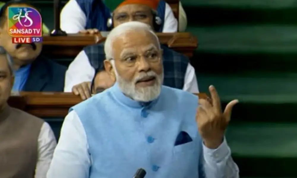 PM Narendra Modi attack oppositions with A Story In Parliament