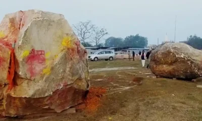 Rocks Which will Carved As lord Ram reach to Ayodhya from Nepal Today