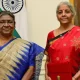 Nirmala Sitharaman presented the Union Budget 2023 wearing a unique embroidered saree from Dharwad