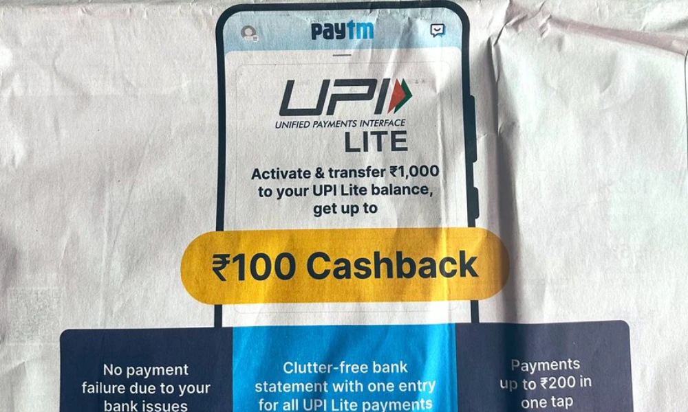 UPI LITE service started by Paytm Payments bank limited