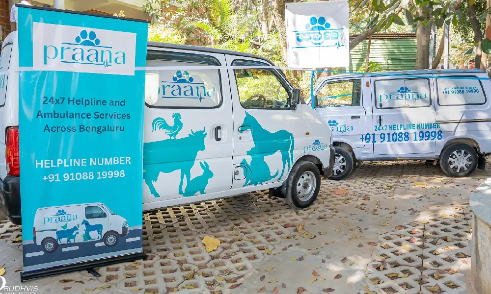 Praana Foundation starts an ambulance For animals