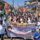 Protest by Congress Load Shedding soraba