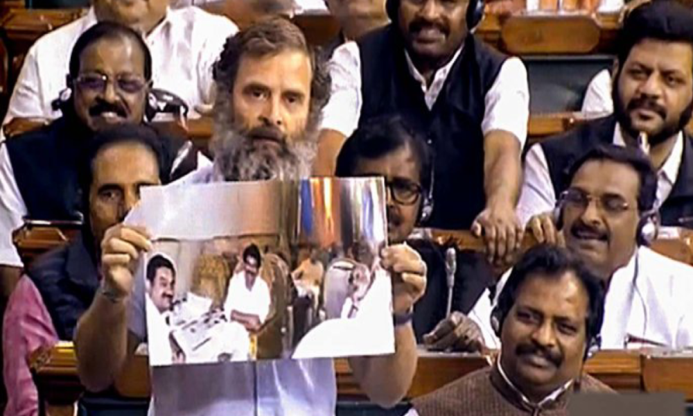 Rahul Gandhi Speaks at Parliament Budget Session and criticized government