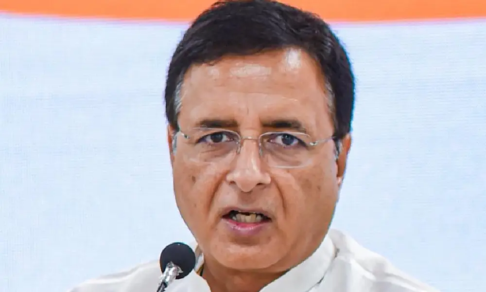 Dictator sends police when he is scared says Randeep Surjewala about PM Modi