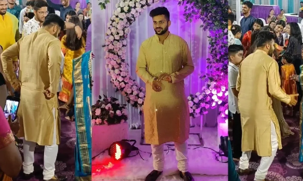 Shardul Thakur: Shardul Thakur who danced in the yellow program; The video is viral