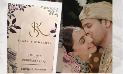 Sidharth Kiara Wedding invitation card goes VIRAL