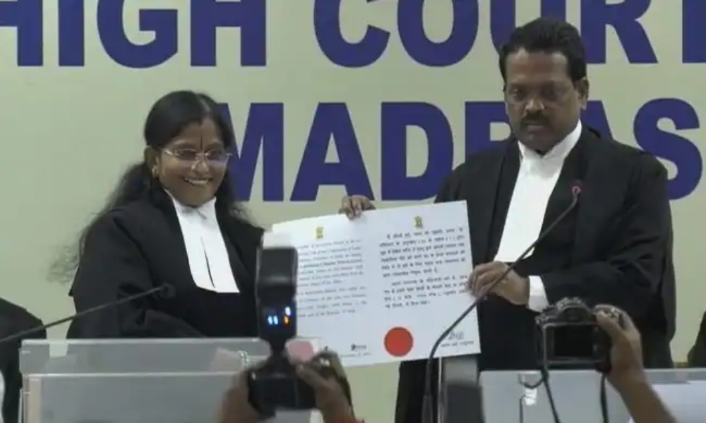 Victoria Gowri Takes Oath as Madras High Court judge
