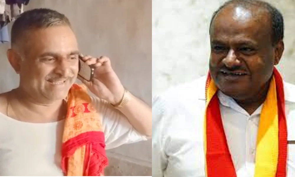 HD Kumaraswamy calls gokarna priest who had questioned Brahmin CM remarks enquires about his family