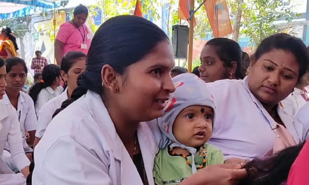 Health workers Protest