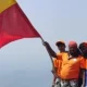 Monkey Raju climbs 1700 feet high above sea level with bare hands in just 2 hours