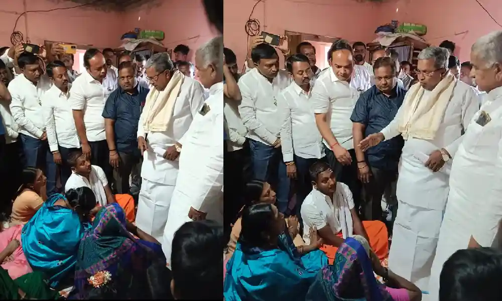 Retired teacher commits suicide by consuming poison, A compensation of Rs 2 lakh will be given to the family members of the deceased. Former CM Siddaramaiah donates funds
