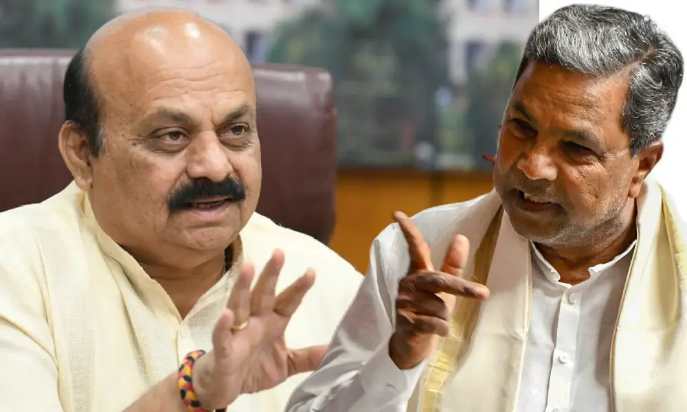 Siddaramaiah and Basavaraj Bommai in Belgaum. Karnataka Election updateds