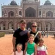 Australian batsman David Warner has toured Delhi with his family