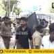 BMTC bus window shattered as police refused to allow auto drivers rally