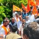 Azan at DC office Bajrang Dal protests and spraying of cow urine