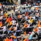 Bike Rally By NAMO team in Soraba Against MLA Kumar Bangarappa