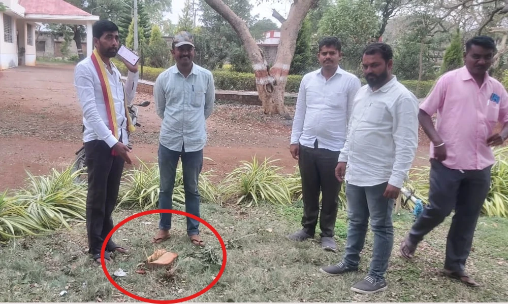Man arrested for hiding ganja under honge tree and selling it to students