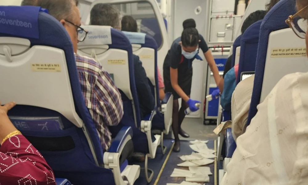 Drunk Passenger Vomit In IndiGo Flight