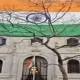 Giant Tricolour adorns Indian High Commission in UK after Khalistani supporters pull down Indian flag