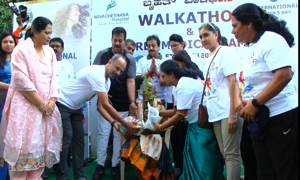Actress Anu Prabhakar launches massive walkathon to mark Women's Day