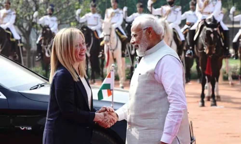 PM Modi reaction After Italian PM Giorgia calls him most loved leader viral video