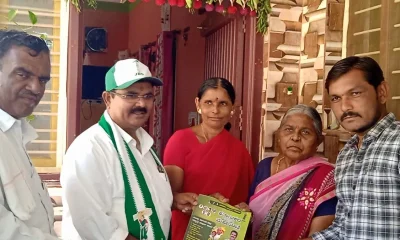 JDS candidate Ravindrappa Hiriyur