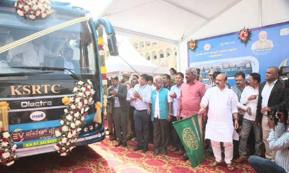 Chief Minister Inaugurates KSRTC EV Power plus Electric Vehicles