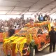modi in karnataka prime minister road show inside programme premises
