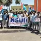 NSUI protest