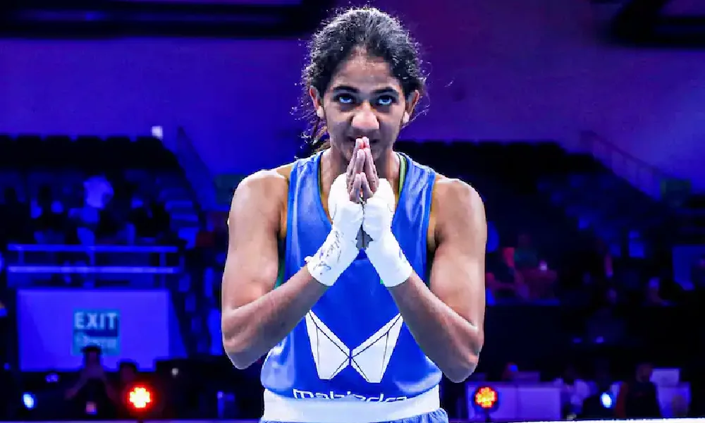 World Women's Boxing; Neetu Gangas punched for the gold medal