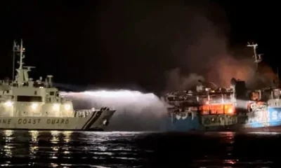 Philippine ferry fire 31 died and over 200 people rescued