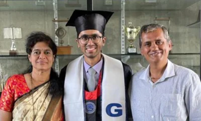 Prasad Hegde receives BBA LLB degree from Gujarat National Law University