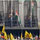 Khalistan pull down the tricolour of the Indian High Commission in London