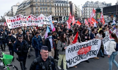 France people protesting against New pension plan