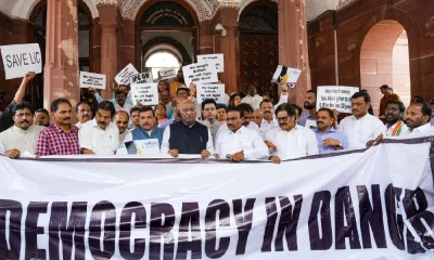 Democracy In Danger: Opposition MPs March To Rashtrapati Bhavan