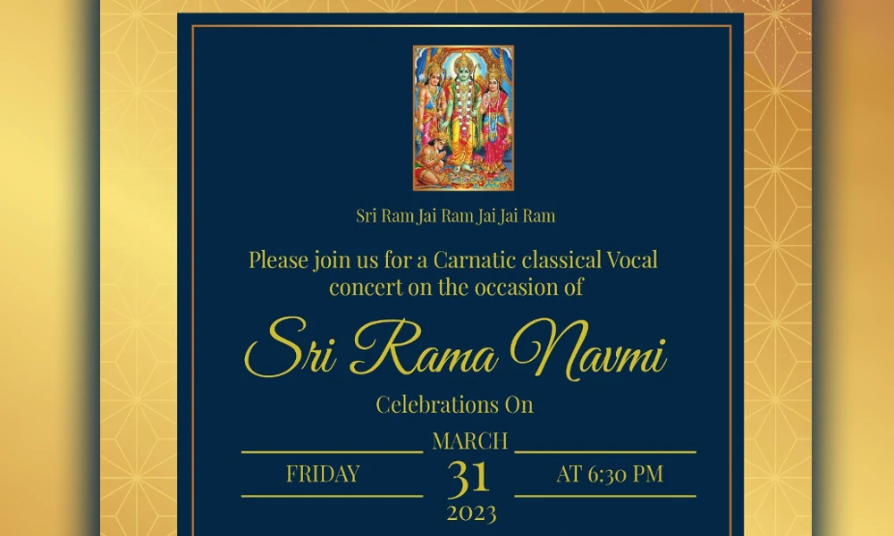 Carnatic music concert to be held at Jayanagar on Mar 31