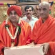 Basavajaya Mrutyunjaya Swamiji visits Adichunchanagiri Mutt, discusses about reservation
