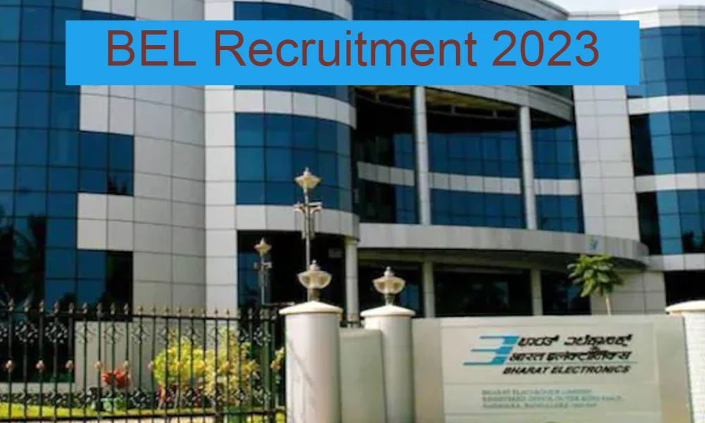 bel recruitment 2023 for engineers check posts qualification and other details