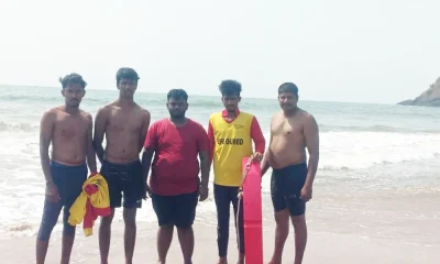 five tourists drowning in gokarnas kudle sea rescued drowned in sea updates