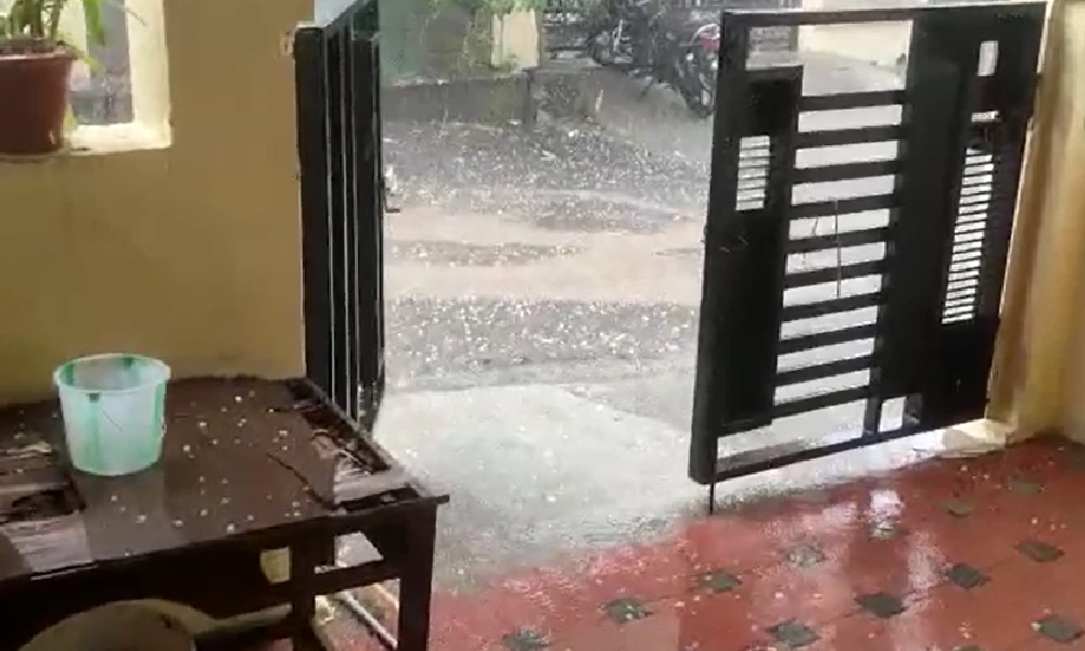 Farmers in distress due to hailstorm