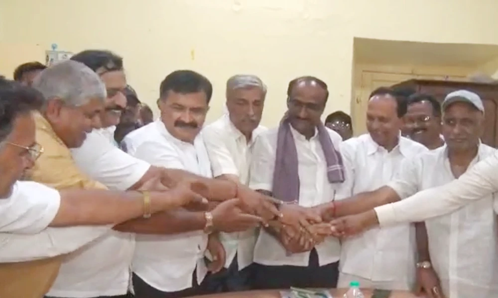 Big blow to JDS in KR Pet Devaraj Krishnegowda quit the party Karnataka Election 2023 updates