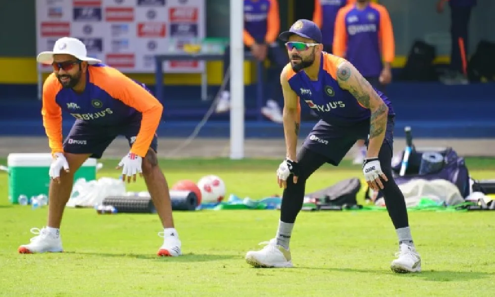 IND VS AUS: Captain Rohit Sharma, Virat Kohli started practice